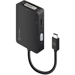 Alogic Premium Series - Videoadapter - 24 pin USB-C männlich zu 15 pin D-Sub (DB