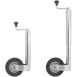 PRO PLUS Stützrad auf Metallfelge mit Vollgummireifen, 48mm