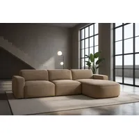 kaiser möbel Ecksofa Cursal Round – modulares L-Sofa mit sanften Rundungen, Einzelsofa, L-Form, modulares System, modernes Design beige