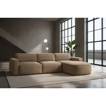 kaiser möbel Ecksofa Cursal Round – modulares L-Sofa mit sanften Rundungen, Einzelsofa, L-Form, modulares System, modernes Design beige