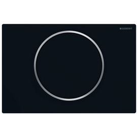 GEBERIT Sigma10 Betätigungsplatte schwarz matt lackiert/poliert 115.758.14.5