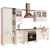 Home Affaire Küchenzeile »Alby«, Breite 325 cm, in 2 Tiefen, ohne E-Geräte, weiß