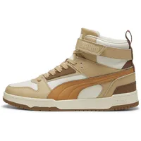 Puma Unisex RBD Game Lthr Sneaker, Alpine Snow-Caramel Latte-Haute