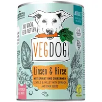 VegDog Adult Linsen & Hirse 6 x 400 g