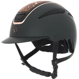 Covalliero Reithelm Elite S (53-55 cm) Schwarz/Roségold