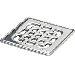 Viega Advantix Renovierungsaufsatz 627065 100x100mm, Edelstahl, für Einbau über alten Ablauf