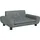 vidaXL Kindersofa Dunkelgrau 70 x 45 x 33 cm Kiefer