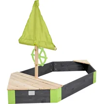 EXIT TOYS EXIT Aksent Holzsandkasten Boot Grau 190x90cm FSC®