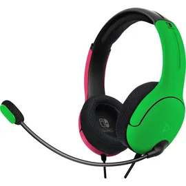 PDP LVL40 Wired Stereo Gaming Headset für Nintendo Switch pink/grün