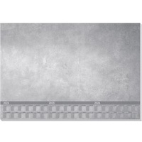 Sigel HO302 Papier-Schreibunterlage Design Just Concrete, grau, Papier, 30 Blatt, mit Kalender, 59,5 x 41cm
