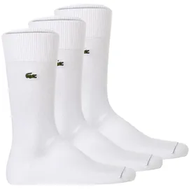 Lacoste 3er Pack Socken Weiß 39-42