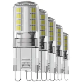 Blulaxa LED-Stiftsockellampe G9 2,6W warmweiß 5 St.