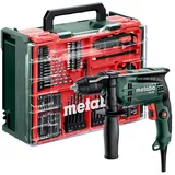 Metabo SBE 650 Set mit 78-tlg. Mobiler Werkstatt Kunststoffkoffer