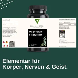 vita elements nature's power Magnesiumbisglycinat Kapseln 180 St.
