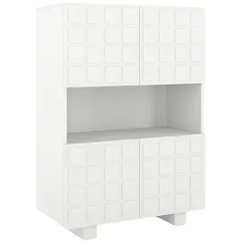 skandica Highboard 84,3 x 120 cm Weiß
