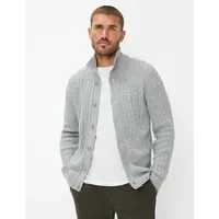 Brax Strickjacke Style JEFF platin, hellgrau, Gr. XL