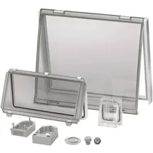 FIBOX L 43 II 4512298 Sichtfenster klappbar (L x B) 331mm x 277mm Polycarbonat 1St.