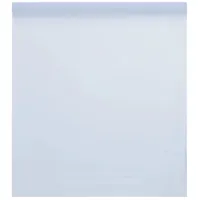 VidaXL Fensterfolie Statisch Matt Weiß PVC