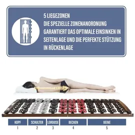 Beco Tellerlattenrost Mediflex Modul NV, (1 St.), Perfekte Körperanpassung und Druckentlastung weiß