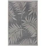 Hanse Home Outdoorteppich Clyde, Creme, Grau, Kunststoff, Blätter, rechteckig, 115x170 cm, Oeko-Tex® Standard 100, für Fußbodenheizung geeignet, in verschiedenen Größen erhältlich, lichtunempfindlich, pflegeleicht, strapazierfähig, Teppiche & Böden, Teppiche, Outdoorteppiche
