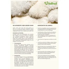 Fellhof Lammfellpantoffel Trendy 42/43 | natur - beige