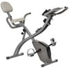 Heimtrainer mit LCD Display grau/rot