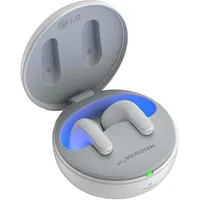 LG Tone Free DT80Q In-Ear Bluetooth Kopfhörer mit Dolby Atmos-Sound, Meridian-Technologie, ANC (Active Noise Cancellation), UVnano & IPX4-Spritzwasserschutz - Weiß