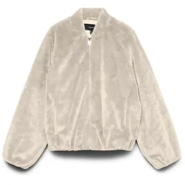 Vero Moda Damen Vmsonjaliga Short Jacket Ga Boo, Oatmeal, x_s - x_s