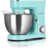 HEINRICHS Küchenmaschine Knetmaschine Teigmaschine 1300W.Küchengerät Rührbesen Knethaken Schneebesen Spritzschutz 10 einstellbare Geschwindigke... - Grün