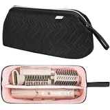 Leudes Hair Tools Reisetasche für Hai, Flexstyle, Tragetasche, tragbar, Haifischhaar, Luftwickeltrockner, wasserdicht, staubdicht, Flacher Lockenstab, Reise-Organizer (schwarz)