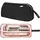 Leudes Hair Tools Reisetasche für Hai, Flexstyle, Tragetasche, tragbar, Haifischhaar, Luftwickeltrockner, wasserdicht, staubdicht, Flacher Lockenstab, Reise-Organizer (schwarz)