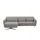 Switch Eckcouch Flachgewebe 3-Sitzer Blau