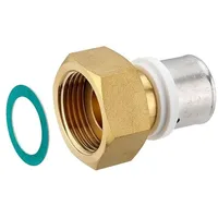 heima24 Press-verschraubung mit Überwurfmutter 1'' Ig - flachdichtend - für Alu-verbundrohr 26 x 3,0 mm