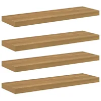 VidaXL Wandregal 80 x 23,5 x 4 cm Braun
