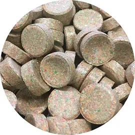 fischfuttertreff Futtertabletten Haft Tabletten 13mm Mulde Zierfischfutter Welsfutter Fischfutter (1 kg)