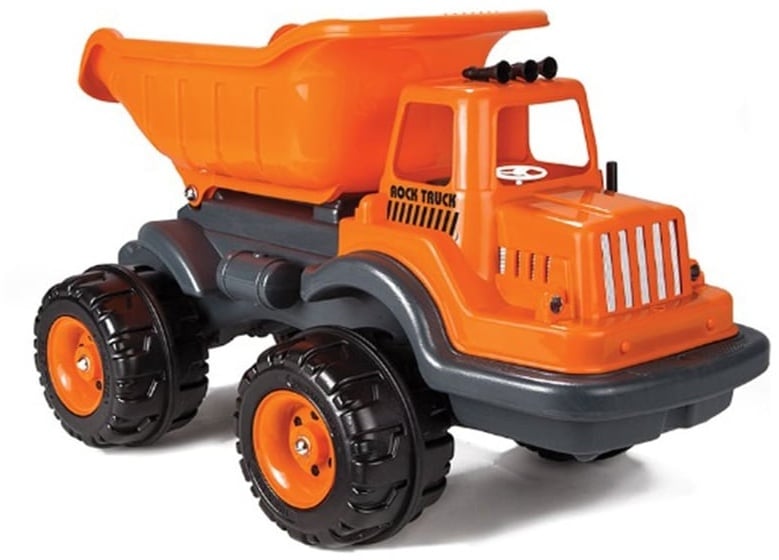 Pilsan 06607 Spielzeug Muldenkipper, Tragkraft max. 5 kg, Spielspaß ab 3 Jahren orange