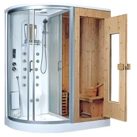 auq2a Sauna Wellnesskabine Duschkabine Massagedusche, Wellnesskabine 170x110 cm