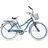 HUFFY Deluxe Cruiser Damenfahrrad 26" - Smaragdgrün, Grün