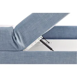 HAPO Boxspringbett 200 x 200 cm Blau