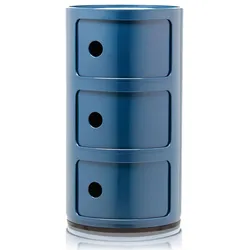 Kartell Componibili 3 Elemente Container blau