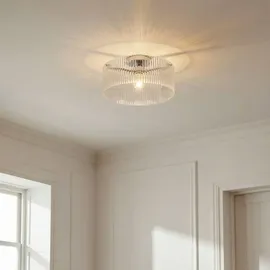 LUCANDE Meritt 1 x 15 W LED transparent/chrom