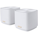 Asus ZenWiFi XD5 2er Pack, Router (Whole-Home Mesh WiFi 6 System, Abdeckung von bis zu 325m2, 160 MHz, 3000 Mbit/s, AiMesh, AiProtection)