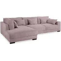 filippo Ecksofa Marsala Cord Rosa