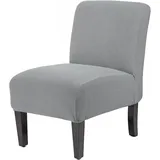 ELYSYSRL Sesselbezug 1 Sitzer ohne Armlehnen Stretch Accent Stuhlhussen Stuhlbezug Stretch Universal Sesselbezug Stuhlschutz Sesselhussen (Color : #2)