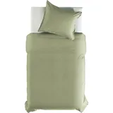 YELLOW Bettwäsche »Percale«, Uni Design, 100% Baumwolle ab 135x200 cm. 49149726-0 Silent Green 1 St.