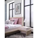 xl moebel gmbh Kindermöbel Garnitur Kinderbett Kinderzimmer Bett Holz Rosa Set 8tlg