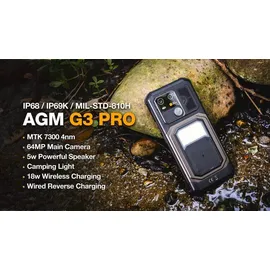 AGM G3 Pro 12 GB RAM 512 GB Schwarz