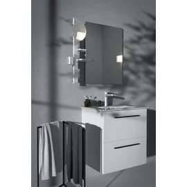 Ideal Standard Waschtischarmatur Push-Open Ausladung 125 mm Silver