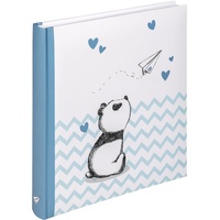 Walther Design Fotoalbum blau 28 x 30,5 cm Babyalbum, Baby Little Panda UK-281-L