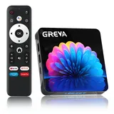 GREVA 8K Android TV Box 13.0 4GB RAM 64GB ROM RK3528, 2024 New Android Box Chipsatz Unterstützung WiFi6 HDR10 BT5.0 USB3.0 HDMI 2.0 10/100M Ethernet LAN 3D HD Smart TV Box Bluetooth Internet TV Box